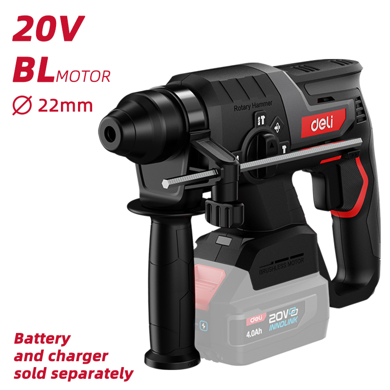 Լիթիում-իոնային պտտվող մուրճ 20 Վոլտ