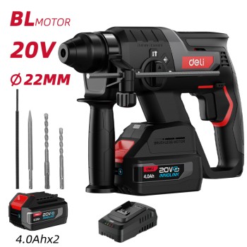 Լիթիում-իոնային պտտվող մուրճ 20 Վոլտ մարտկոցով