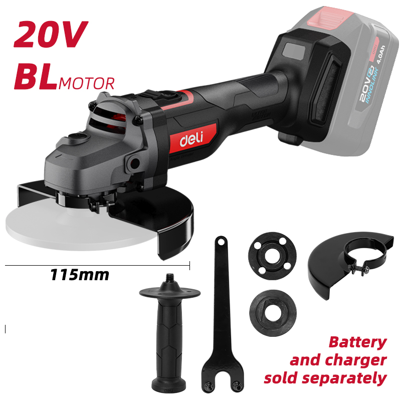 Լիթիում-իոնային անկյունային հղկող մեքենա 20 Վոլտ