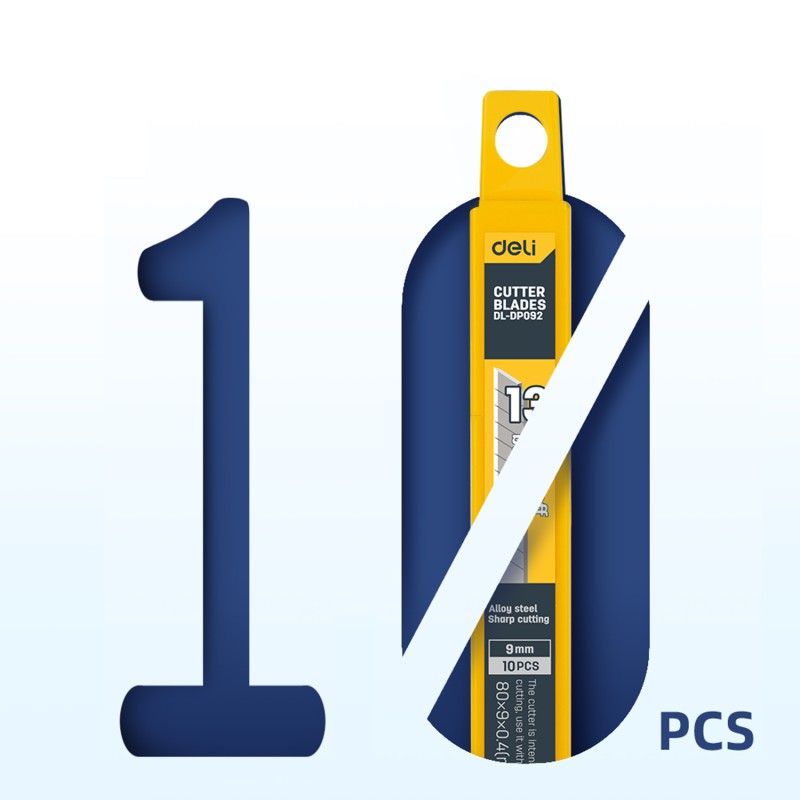 Knife blades set 9 mm