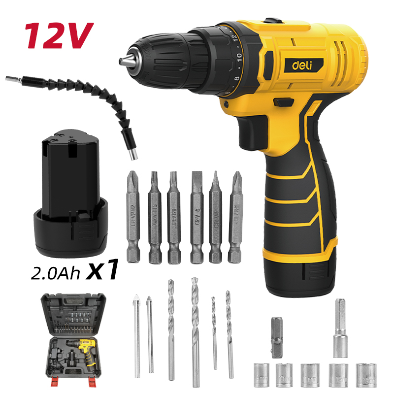 Լիթիում-իոնային պտուտակադարձիչ 12 Վոլտ մարտկոցով