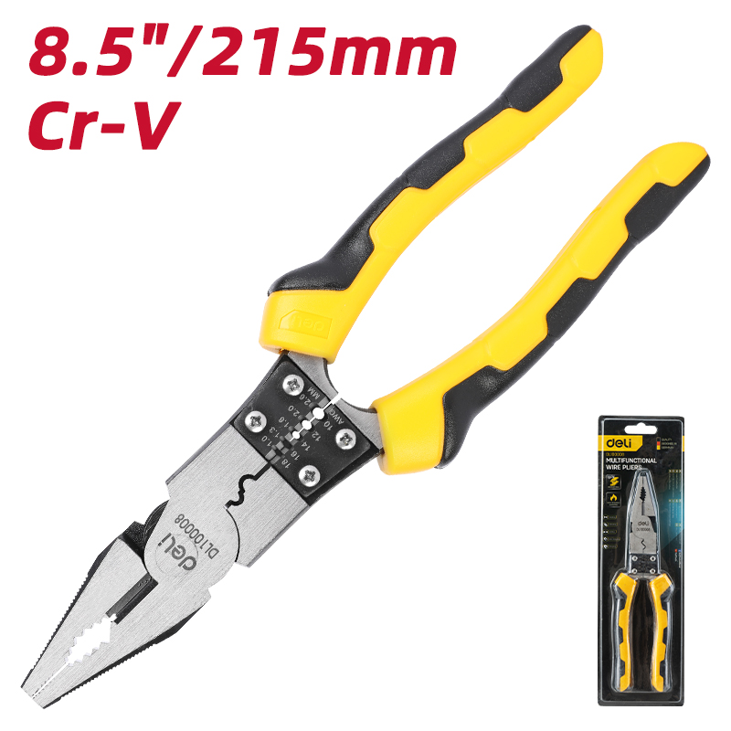 Համակցված տափակաբերան աքցան 215մմ