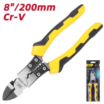 Շեղանկյուն կտրող տափակաբերան աքցան 200մմ 