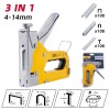 Manual stapler 3 in 1