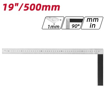 Անկյունաչափ քանոն 500 մմ