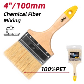 Խոզանակ փայտե բռնակով 100 մմ