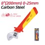 Insulated adjustable wrench 200 mm